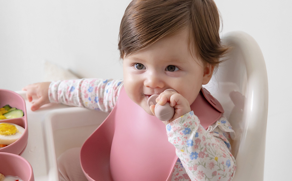 samigo rose silicone bibs new