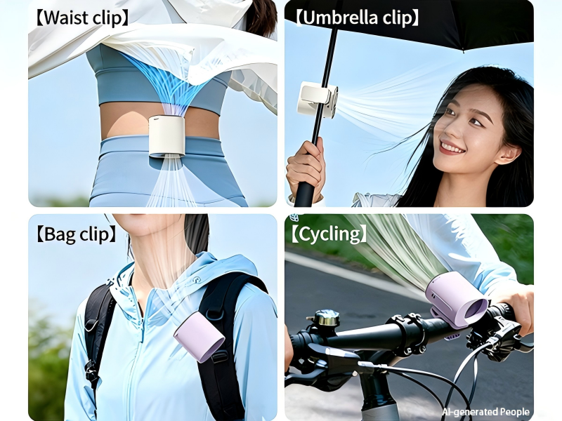 2026 Car Clip On Air Conditioner Fan