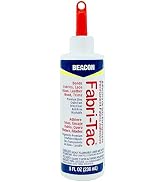 BEACON Fabri-Tac Premium Fabric Glue - Quick Drying, Crystal Clear, Permanent - for Fabrics, Canv...