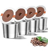 RETHONE K Cup Reusable Coffee Pods Compatible with Keurig 1.0 & 2.0 Coffee Machines, Stainless St...