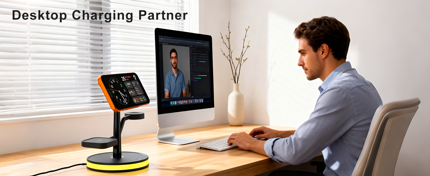 3 in 1 Wireless Charging Station