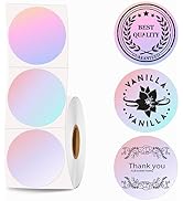 Joatuxul 2''×2‘’ Circle Thermal Sticker Labels, Self-Adhesive 2 Inch Round Direct Thermal Labels,...