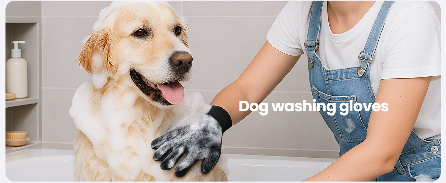 pet grooming gloves 13