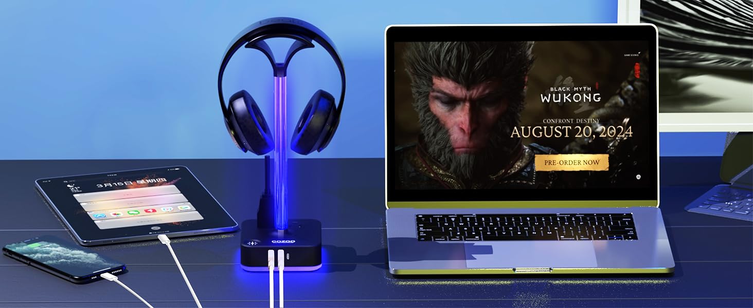 rgb headphone set