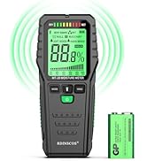 Pinless Moisture Meter,Wood Moisture Meters for Walls, Firewood Floor Humidity Detector Lumber Hu...