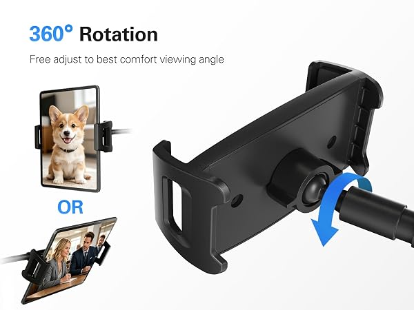 tablet holder for bed