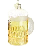 Old World Christmas Mug of Beer Glass Blown Ornament for Christmas Tree, Handcrafted Holiday Deco...