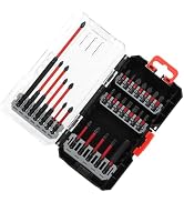 X-STEEL Impact Torx Bit Set 26pcs,CR-V Steel Security Torx Bit Sets,Magnetic Tamper Proof Star Bi...