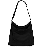 Iioscre Corduroy Tote Bag, Large Messenger Bag Hobo Crossbody Bag with Zipper Pockets Shoulder Ba...
