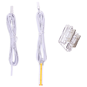 12V COB LED Under Cabinet Strip Lighting Kit 32.8ft, 6000K Cool White Cuttable LED Tape Lights