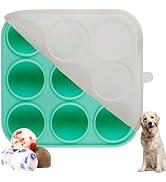 9Cavities Silicone Dog Treat Mold with Lid for Woof Pupsicle & Power Chewer Pupsicle, Frozen Dog ...