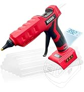 BLEDS 100W Cordless Glue Gun for Milwaukee 18V Battery, LED Digital Temperature Adjustable 212-39...