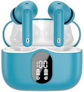 Btootos Wireless Earbuds, Bluetooth 5.4 Headphones Bass Stereo, Ear Buds with Noise Cancelling Bl...