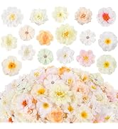 ATTGREAT 210 Pcs Mini Silk Flower Heads Small Fake Rose Daisy Faux Flowers Bulk for Crafts Artifi...
