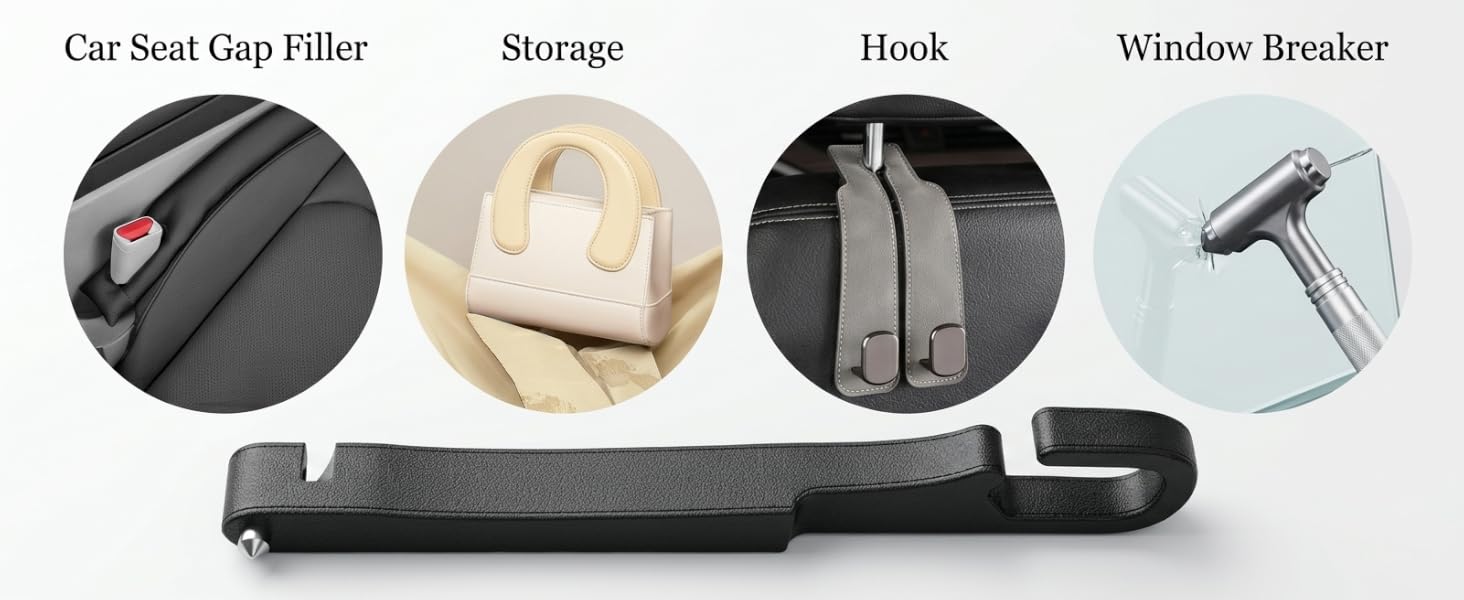 car seat gap filler set