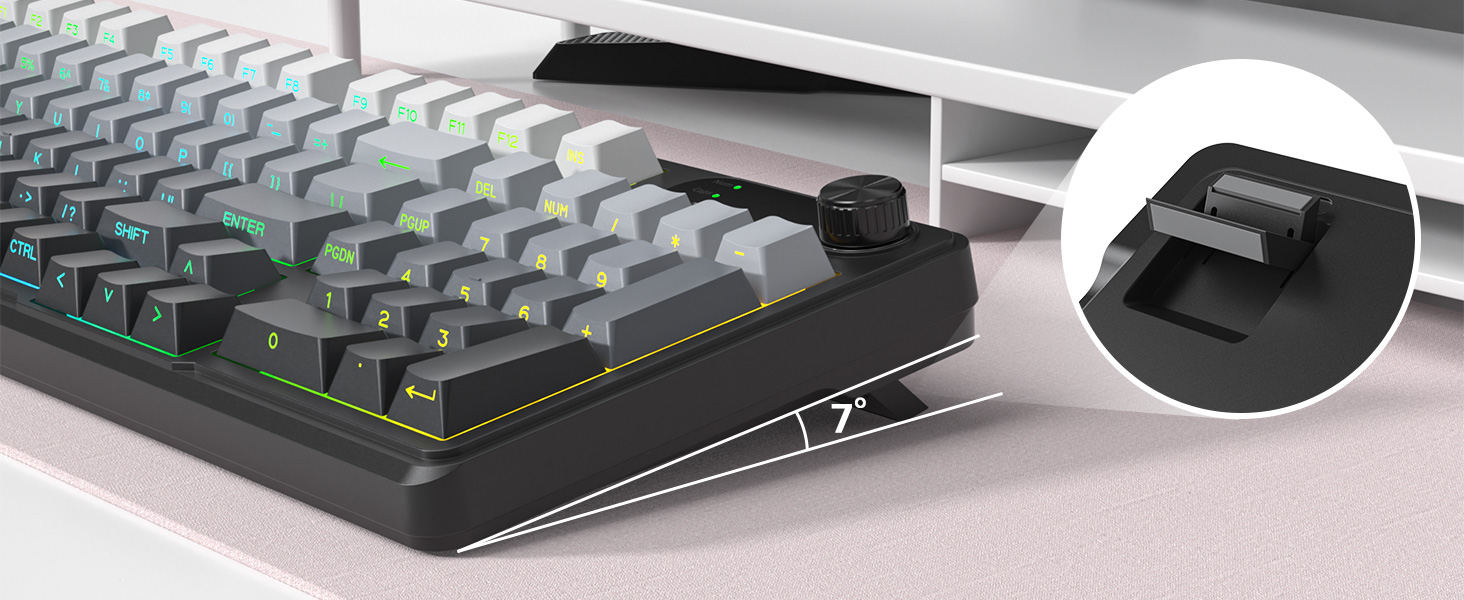 Keyboard with Adjustable Height