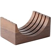 Espresso-Puck Screen Walnut-Stand Coffee Reusable Filter For Espresso-Portafilter Holder Wooden-S...