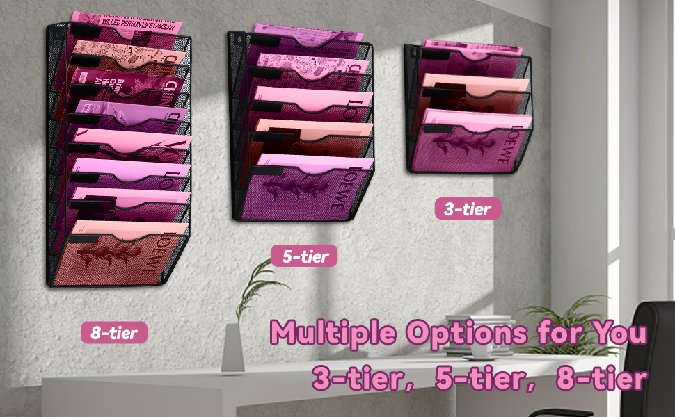 mesh wall file holder