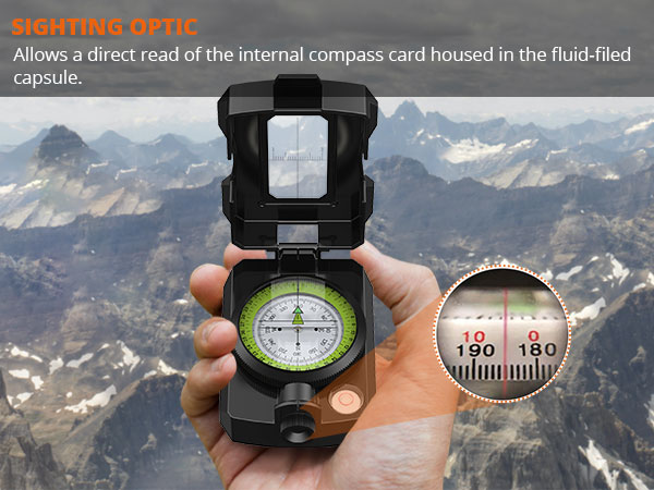 Aluminum Alloy Camping Compass
