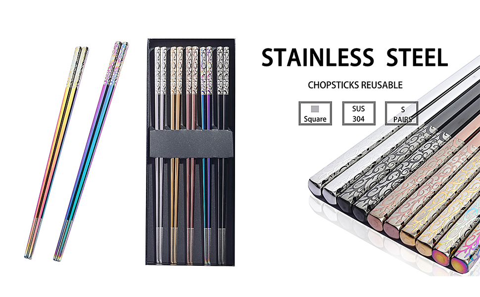 Metal Chopsticks Reusable