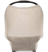 Parker Baby 4 in 1 Car Seat Cover for Girls and Boys - Stretchy Carseat Canopy, Nursing Cover, Gr...