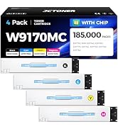 W9170MC W9171MC W9172MC W9173MC Toner Cartridge Set 4-Pack Compatible Replacement for HP Color La...