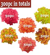 6 colors fall leaves 300PCS