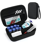 Leng Ke Insulin Vial Protector Case, Diabetic Insulin Vial Organizer for 8 Vials (1ml, 3ml, 5ml o...