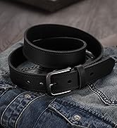 CHAOREN Mens Belts Leather - 35mm Genuine Leather Belt for Jeans - Men Gift for Casual Dress