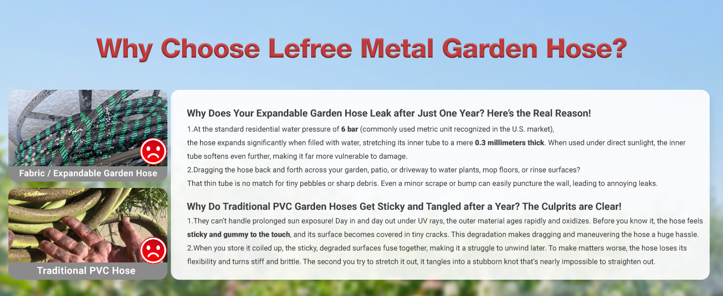 metal garden hose
