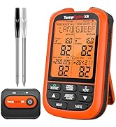 ThermoPro TempSpike 2000FT Wireless Meat Thermometer Digital with 2 Ultra-Thin Meat Probe, Grill ...