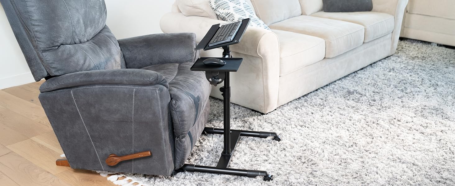 Freestanding Keyboard Tray Cart