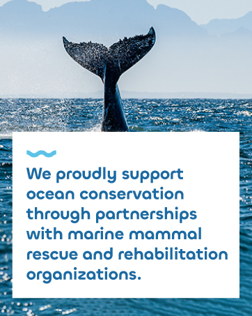We proudly support ocean conservation