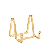 Plate Holder Easel Display Stand - 3 inch Metal Plate Stands for Display - Tabletop Picture Stand...
