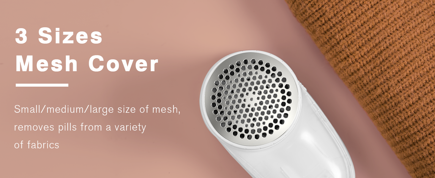 Large capacity, transparent and visible, , the fabric shaver will not cause clogging, easy to clean.