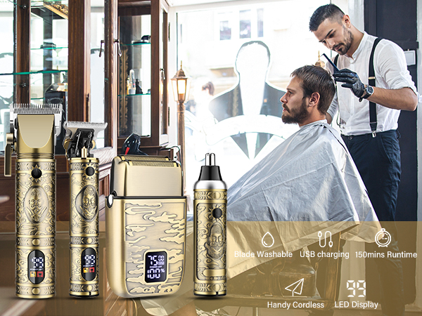 beard trimmer kit for men