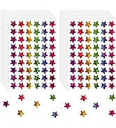 1620 Holographic Rainbow Star Stickers for Kids Reward, Behavior Chart, Student Planner and Schoo...