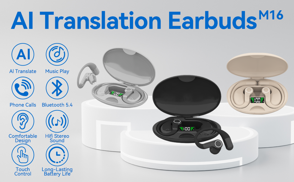 AI language translation earbuds