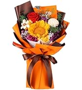 Jtoder Real Flowers for Delivery Prime, Natural Preserved Long Lasting Sunflower Bouquet for Mom ...