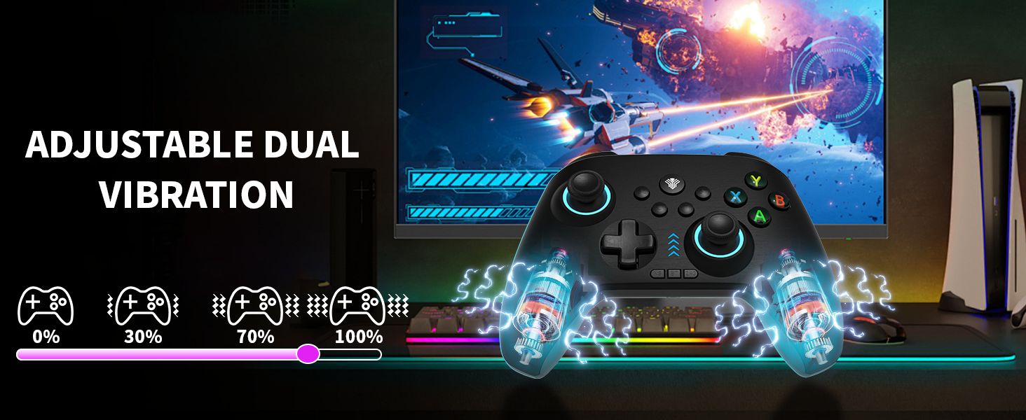 pc controller, steam controller, controller for pc, gaming controller,pc controller for gaming,black