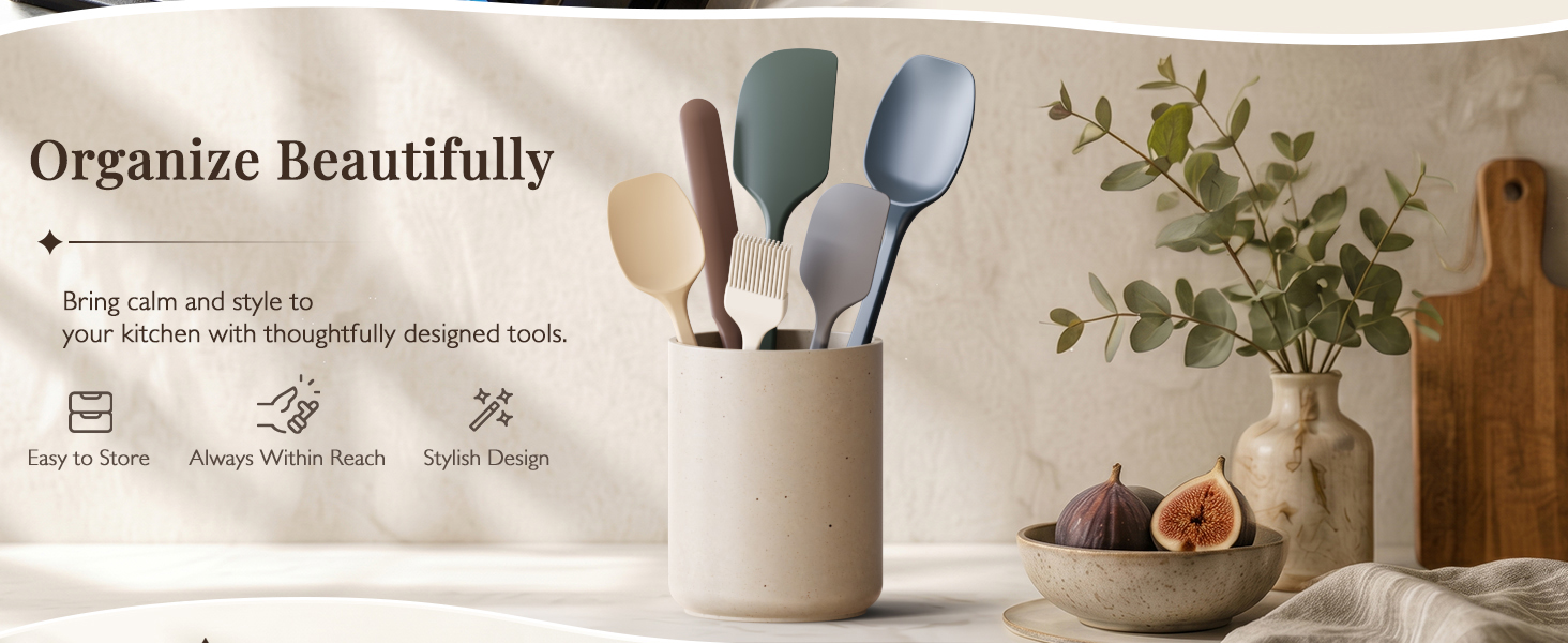 6-Piece Silicone Spatula Set