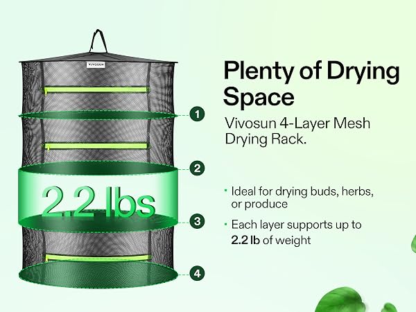 mobile 4-layer mesh drying rack-3