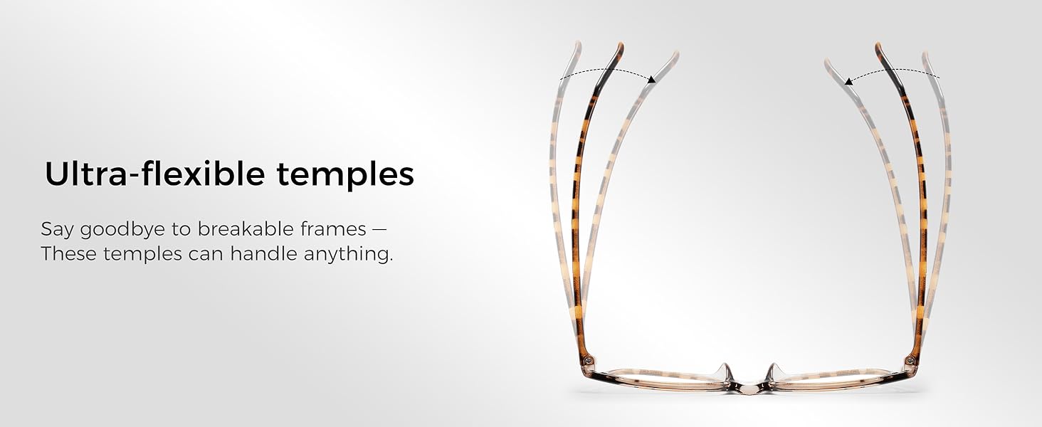 Ultra-Flexible Temples