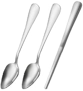 Grapefruit Spoons Serrated Edge Stainless Steel Fruit Knife Grapefruit Utensils Tool Dessert Spoo...