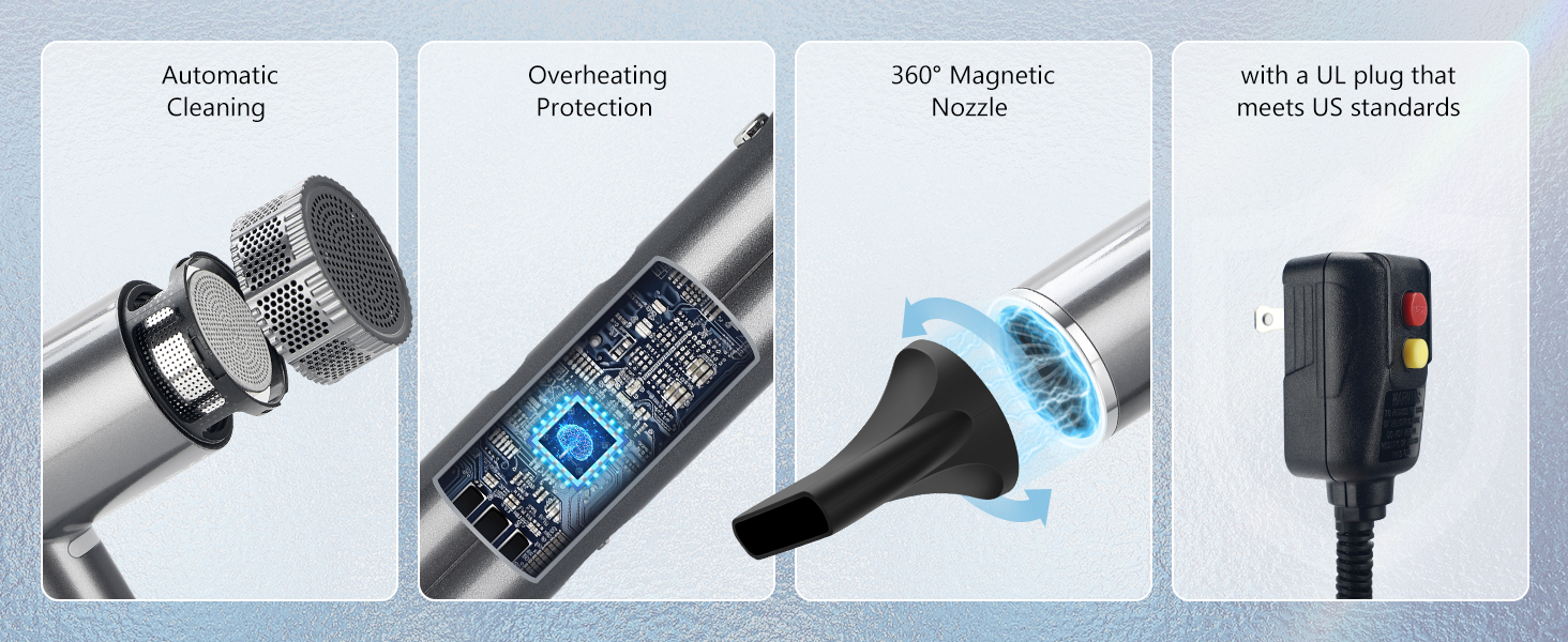Professional hair dryer with perfect heat, which makes it ideal for professional hairstylists.