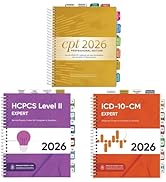 Index Tabs Bundle for CPT 2026, ICD-10-CM 2026 & HCPCS Level II 2026 | Complete Tabbing Set for 2...