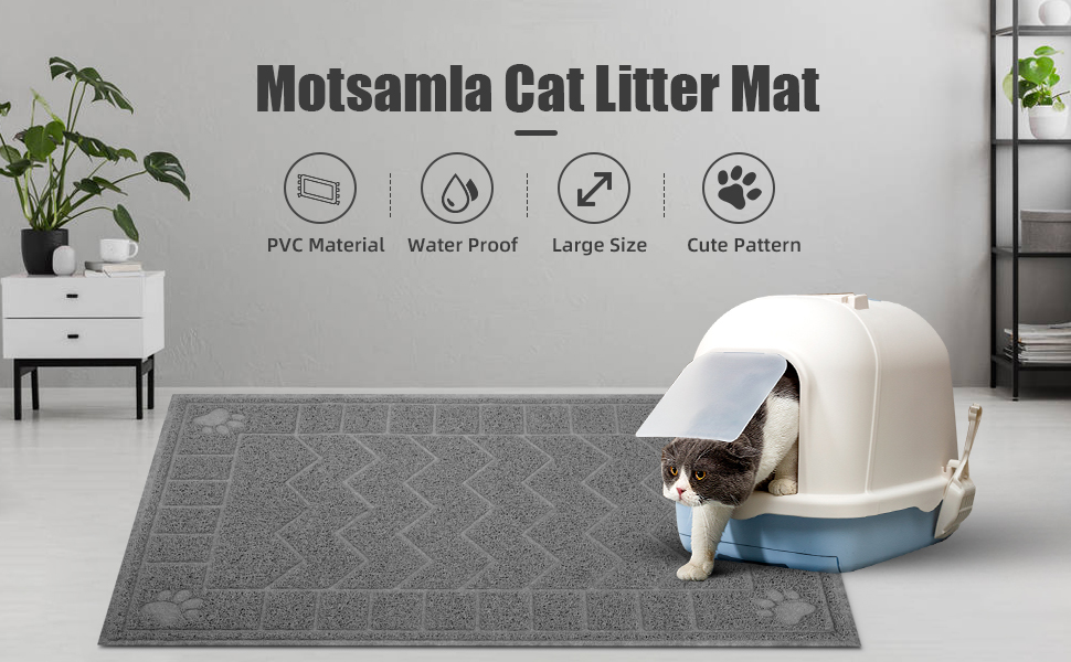 kitty litter mat
