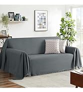 TAOCOCO Couch Cover Blanket Sectional Sofa Covers Thick Chenille Couch Covers for 3 Cushion Couch...