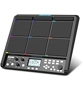 PD708 Sample Pad Electronic Sampling Drum Pad for Drummers Live Performance, 1000 Built-in Sounds...
