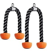 Kipika Tricep Pull Down Attachment, Cable Machine Accessories for Home Gym, Cable Machine Attachm...